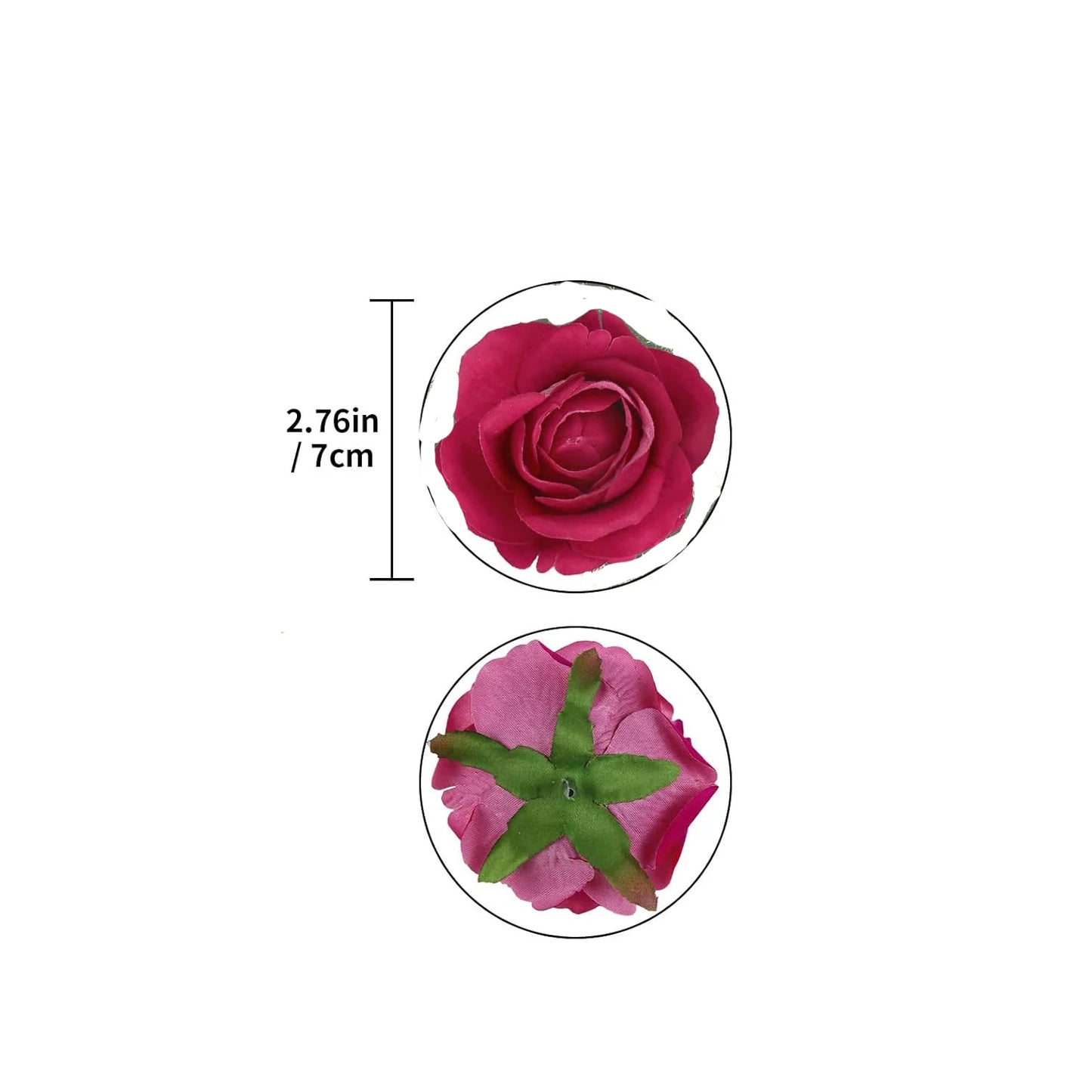 Silk Rose Artificial Flowers 5/10 Pcs – Wedding & Home Decor
