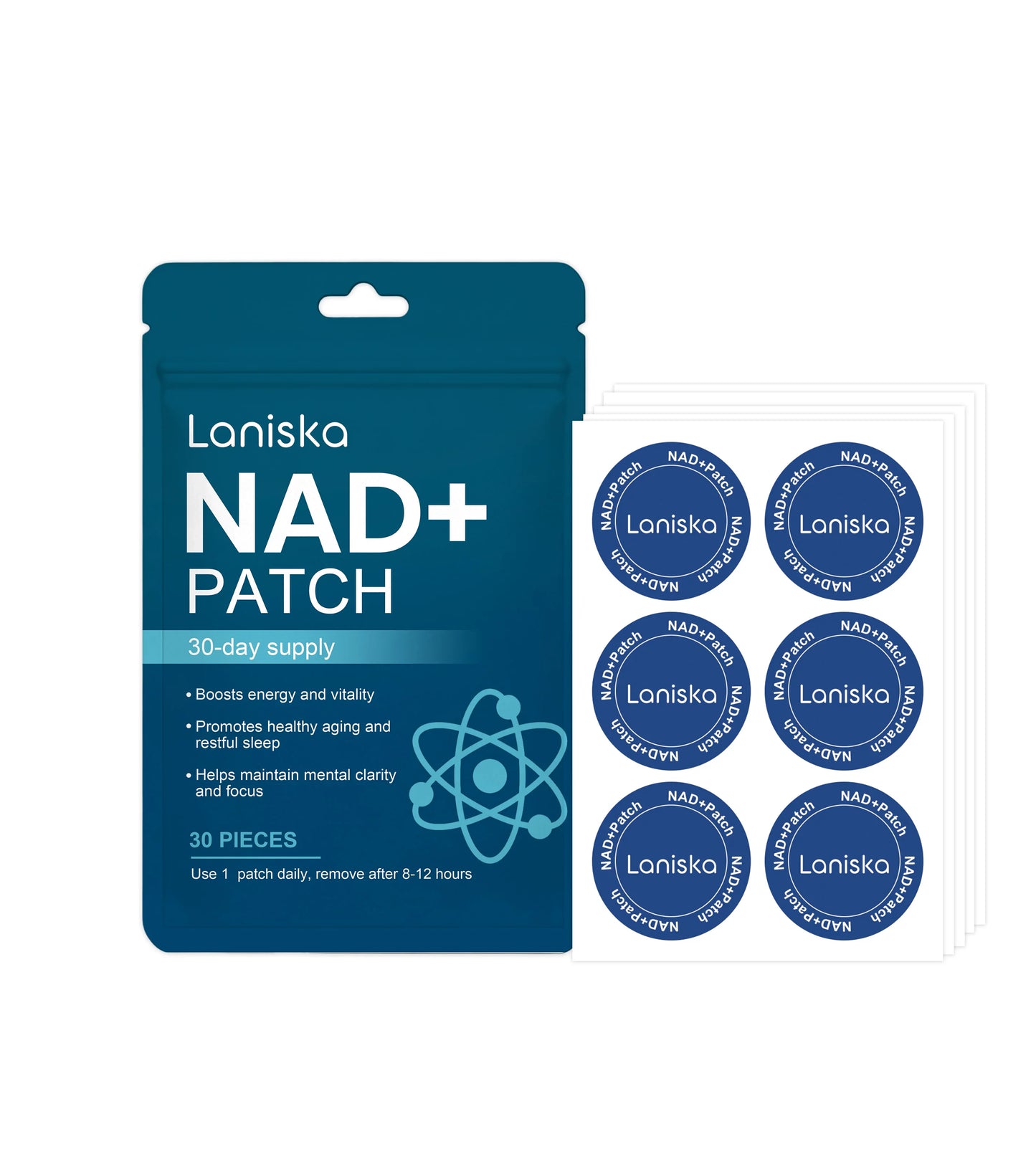 NAD+ Body Care Patches 30pc – Breathable & Long-Lasting