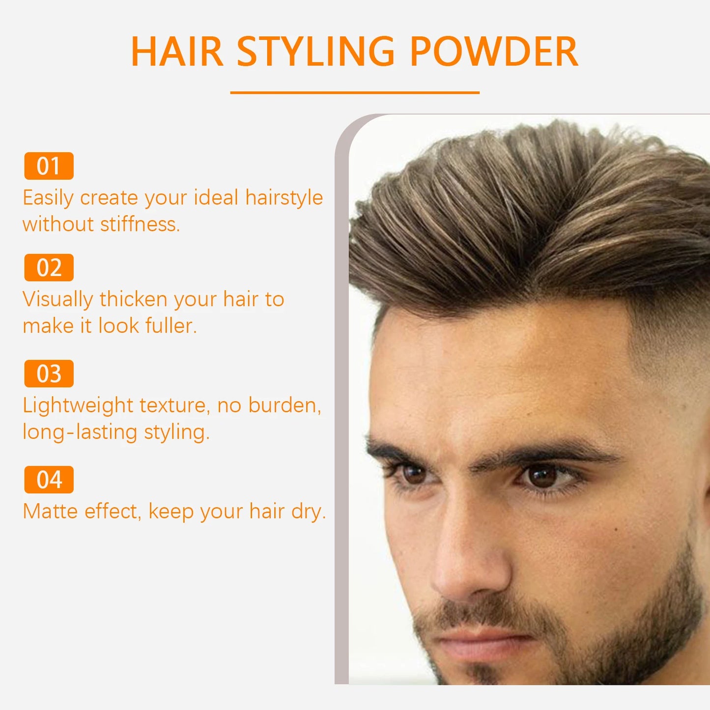East Moon Hair Styling Powder – Volume, Matte & Oil Control