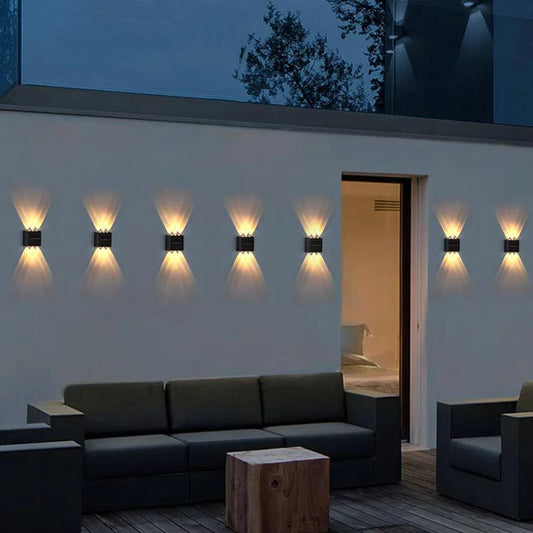 Solar LED Outdoor Wall Light | Waterproof Dusk to Dawn Lamp Solar Outdoor Wall Light Peaceful Pleasures Health and Wellness