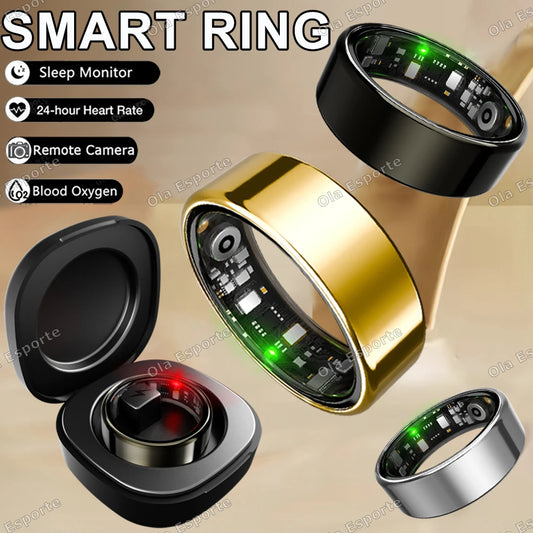 Smart Ring 2026 | Heart Rate, Sleep & SpO₂ Tracker | 5ATM Health Tracking Ring Peaceful Pleasures Health and Wellness