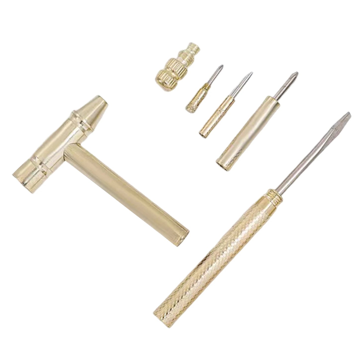 6 In 1 Mini Hammer With Screwdriver Hammer Multifunctional All In 1 Repair Mobile Phone Repair Tool For Electronics DIY Projects Peaceful Pleasures Health and Wellness