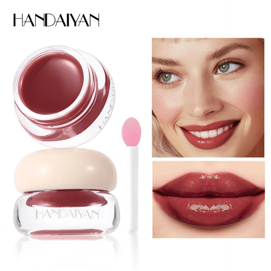 4-Color Jelly Lip Gloss – Mirror Shine, Pearl Glow & Non-Sticky Jelly Lip Gloss Oasis Select