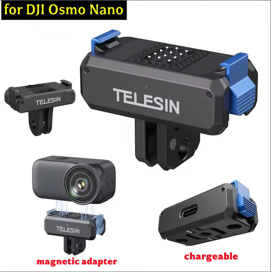 TELESIN Magnetic Quick-Release Adapter Mount for DJI Osmo Nano Camera Mount Adapter Oasis Select