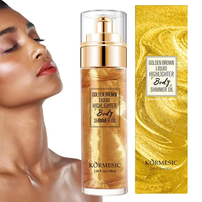 Body & Hair Glitter Spray – Shimmer Highlighter Makeup Mist