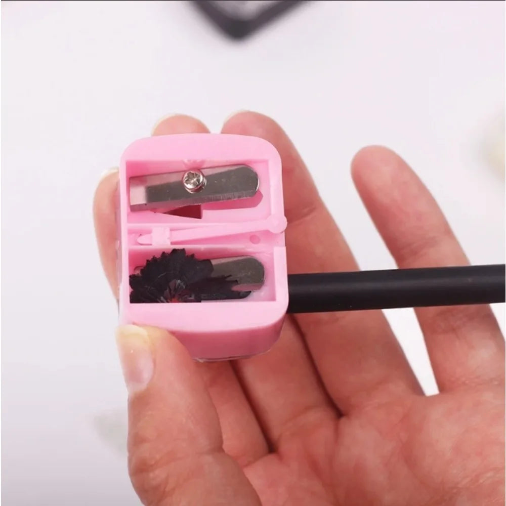 Double Hole Pencil Sharpener Make-up Multi-purpose Automatic Office