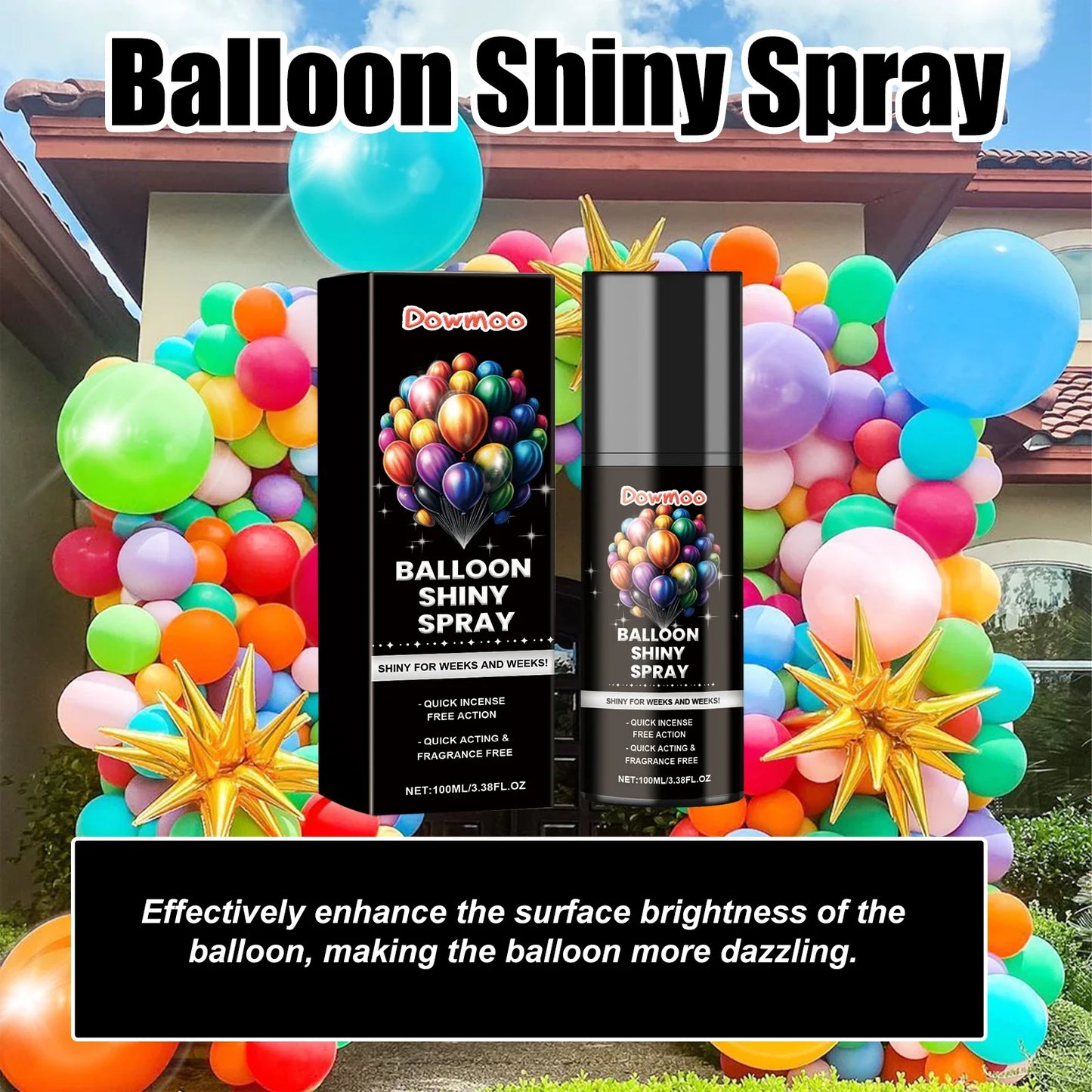 Balloon Shine Enhancer Spray – Instant Gloss Polish 100ml