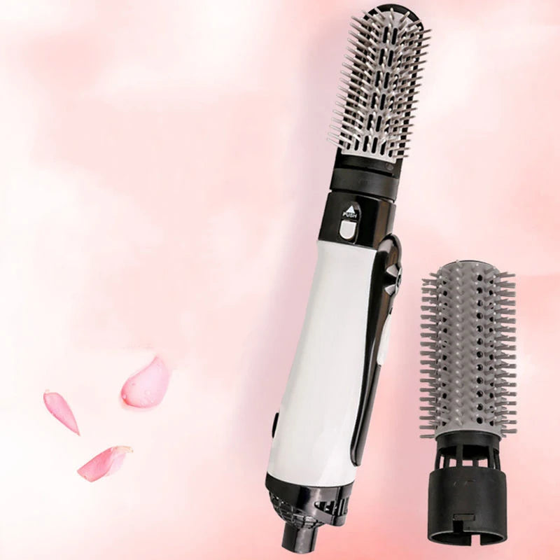 Hot Air Brush One Step Hair Dryer Brush Volumizer Dry Straighten Curl Comb Negative Ionic Hair Styler Peaceful Pleasures Health and Wellness