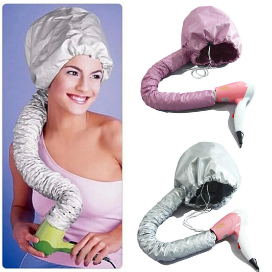 Soft Hood Hair Dryer Cap Hooded Bonnet Adjustable Steamer Hair Blow Quick Dryer Cap for Individual Hairdressing Tool Peaceful Pleasures Health and Wellness