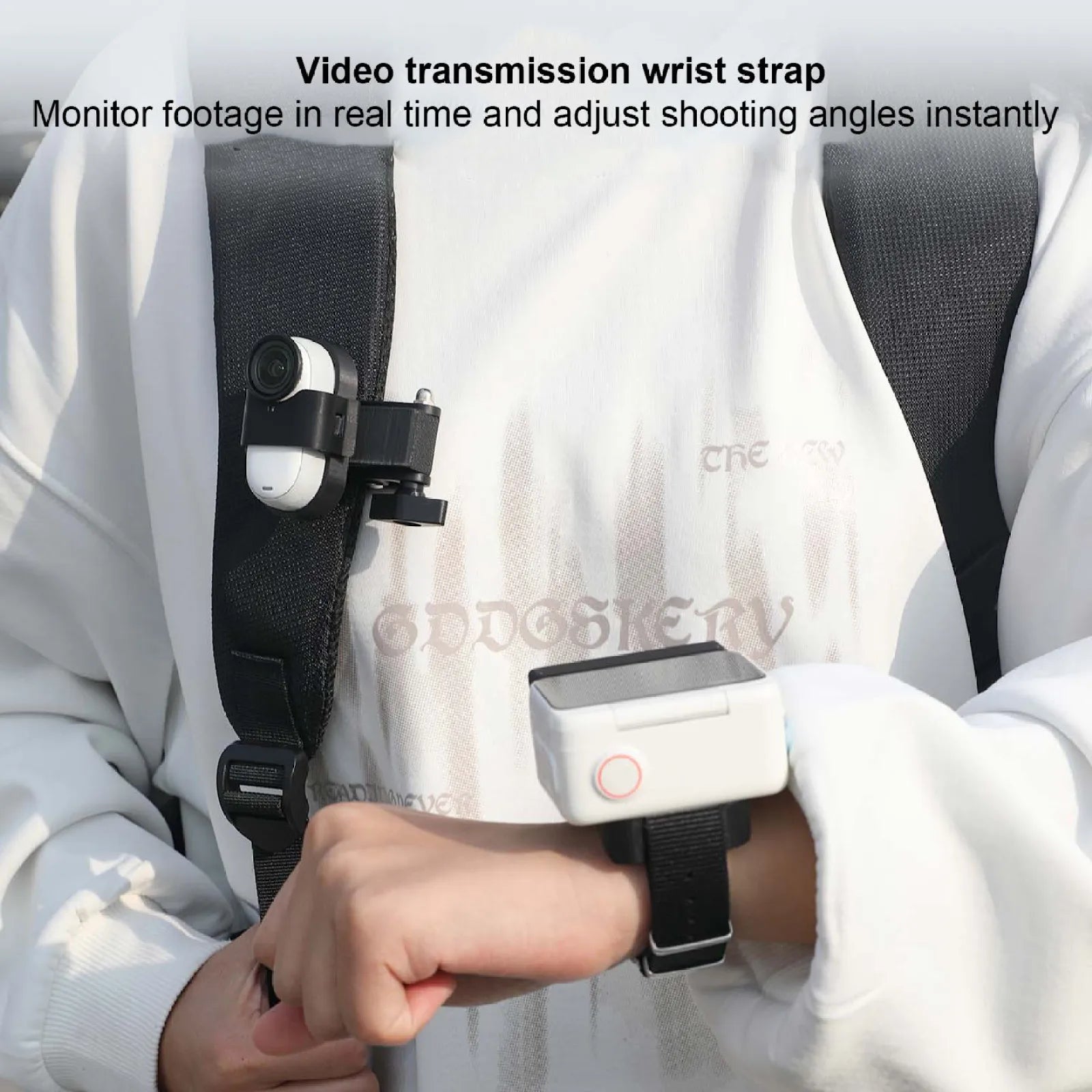 For Insta360 Go 3/3S Thumb Camera Image Multifunctional Vision Backpack Straps Clip Wristband Expansion Protection Accessories Peaceful Pleasures Health and Wellness