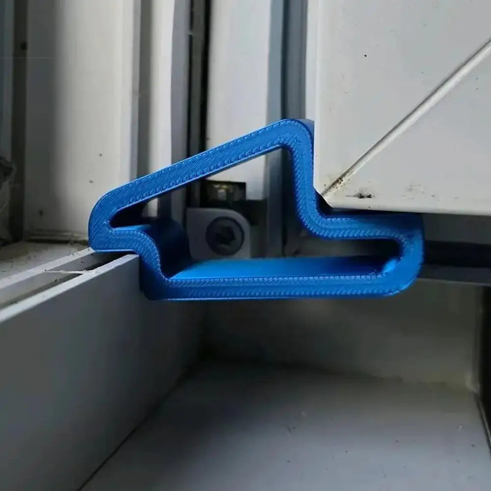 Window Security Wedge Durable Plastic Door and Window Stopper Multi-Use Easy Removal Window Door Wedge Secure Window Stopper Peaceful Pleasures Health and Wellness