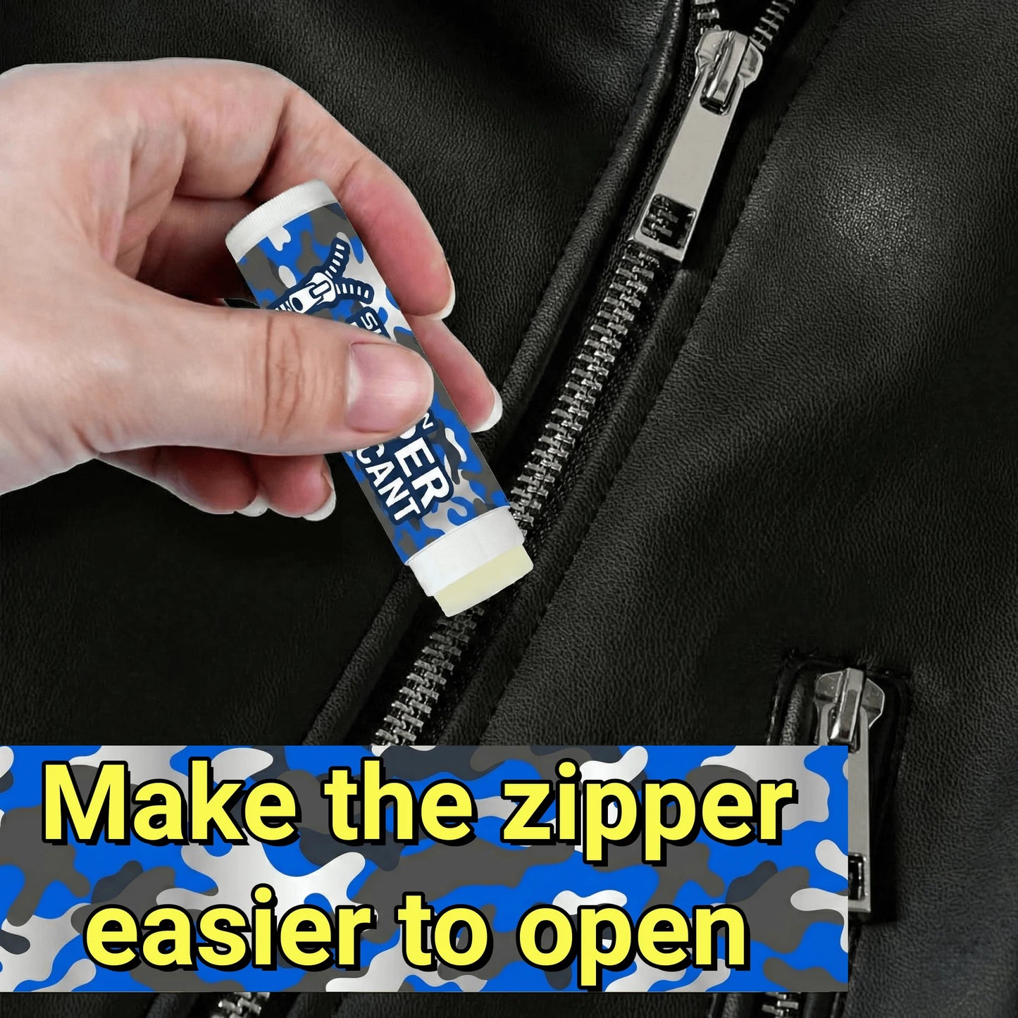 Zipper Wax Lube Stick Marine Grade Lubricant for Wetsuits Boat Bimini Tops Coolers Tents. Waterproof & Odorless Zip Care Peaceful Pleasures Health and Wellness
