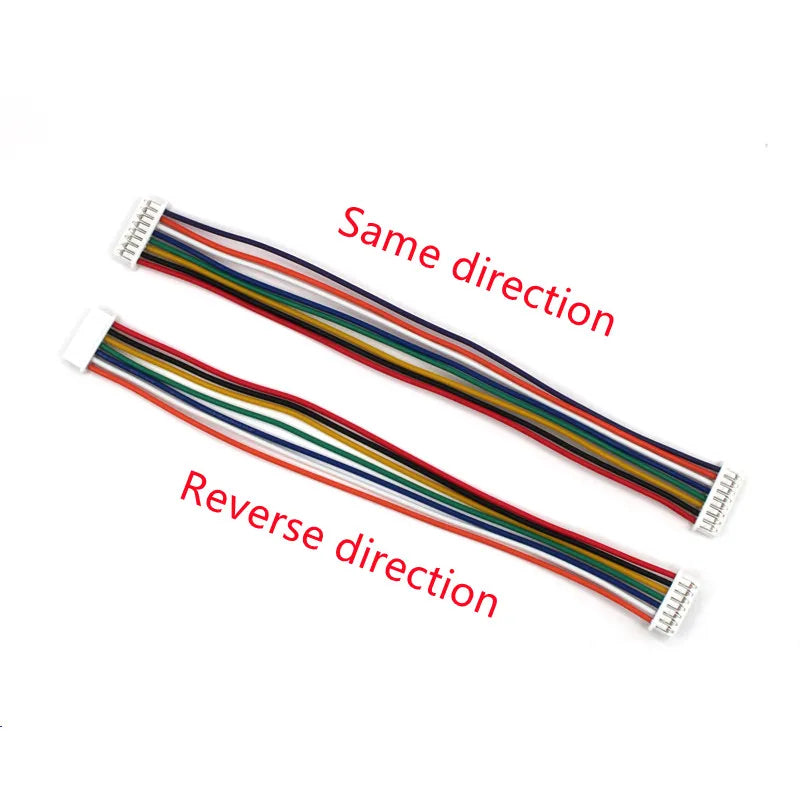 10Pcs Micro JST 1.25mm Wire Connector Pitch 1.25mm 2P 3P 4P 5P 6P 7P 8P 9P 10P Female to Female Plug Same / Reverse Direction Peaceful Pleasures Health and Wellness