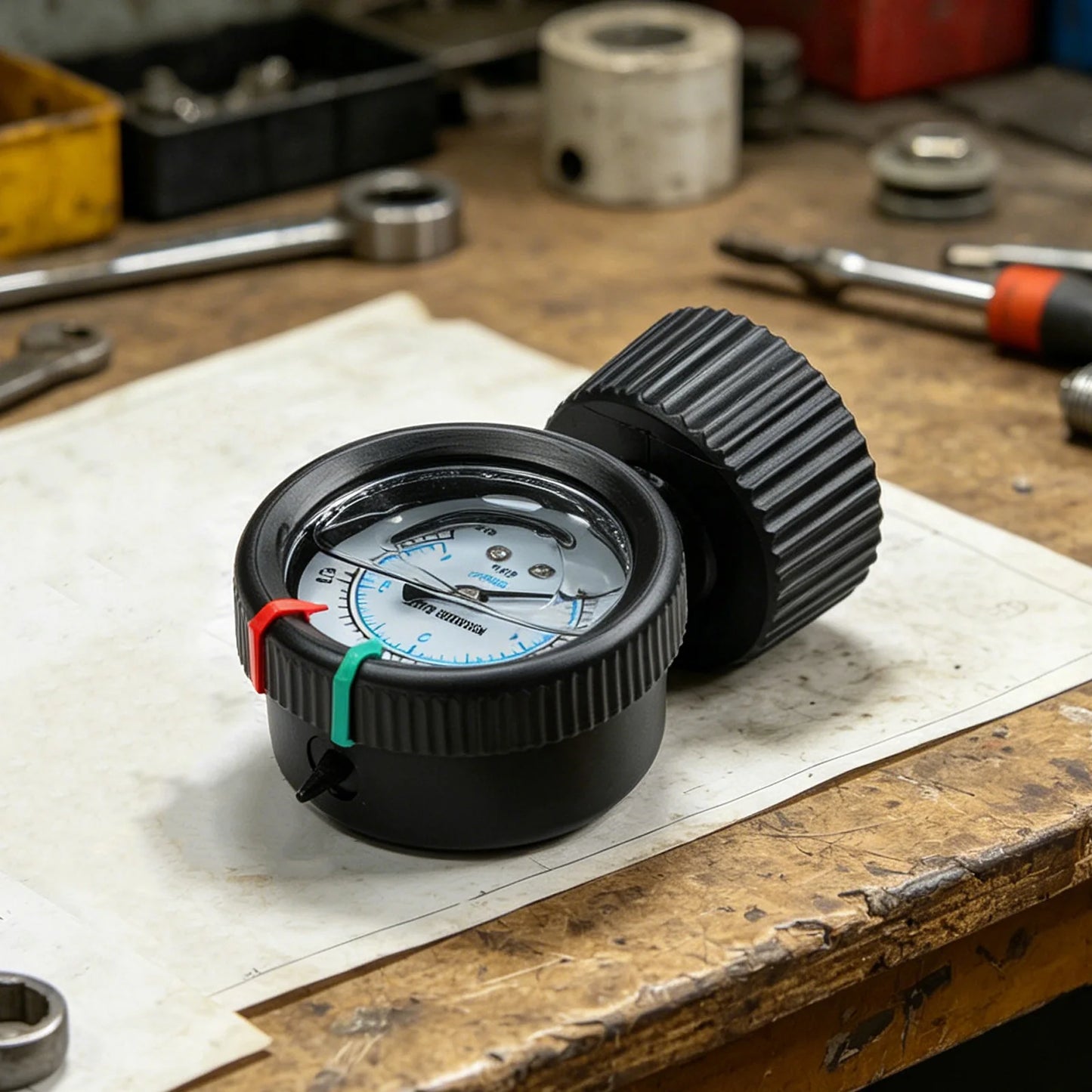 PP Diaphragm Pressure Gauge Compatible Circuit Board Printing Metal