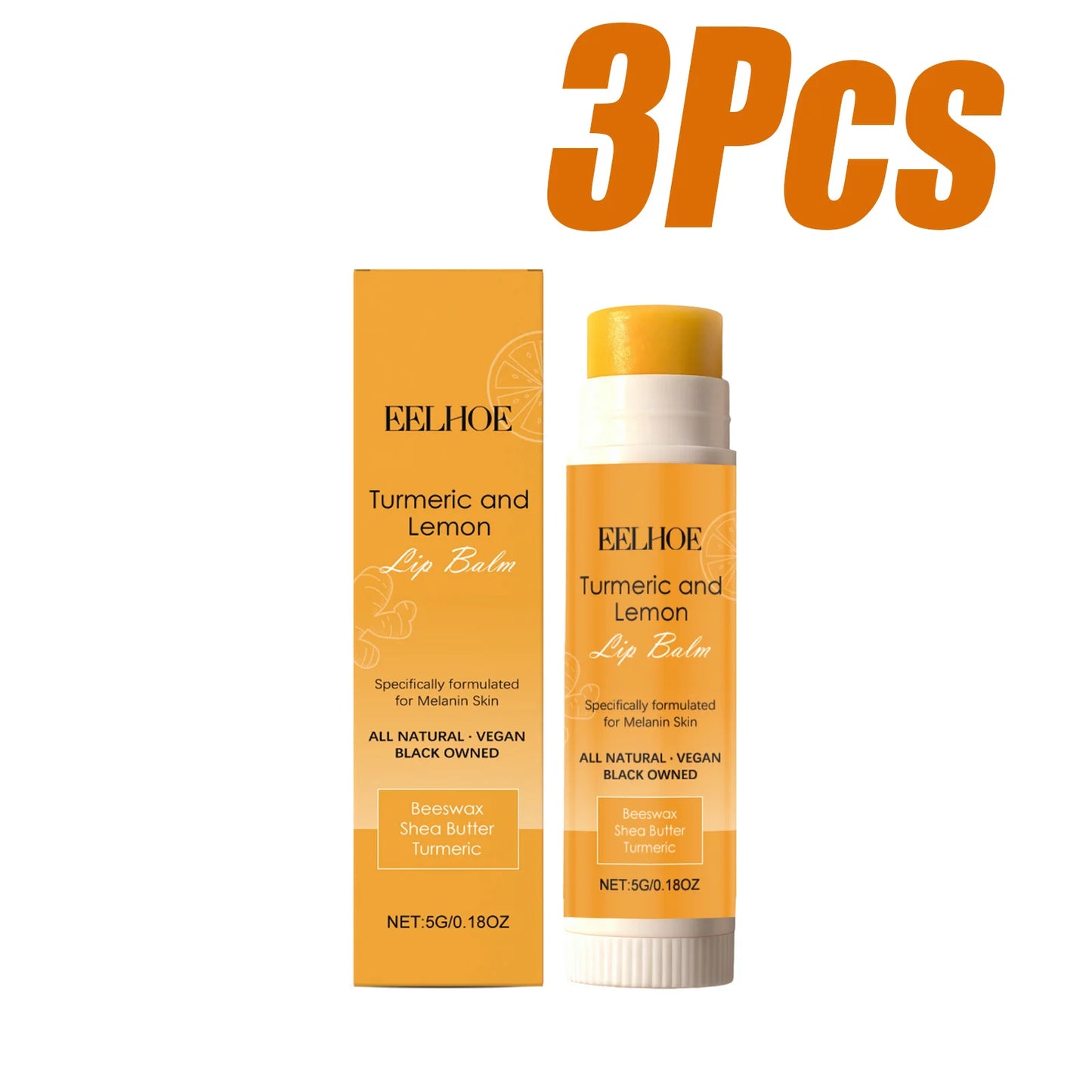 Turmeric Lemon Lip Balm – Brightening & Moisturizing Lip Care