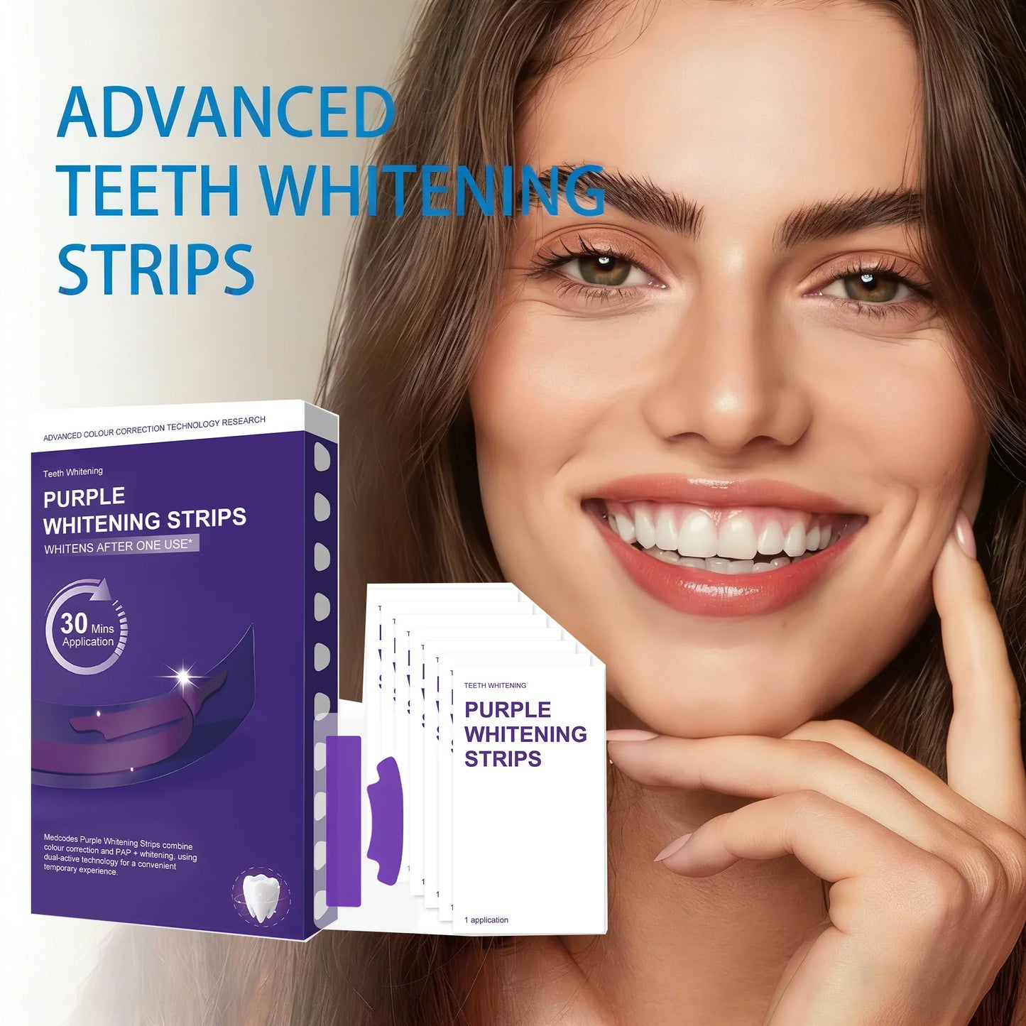 Teeth Whitening Strips – Stain Removal & Bright Smile