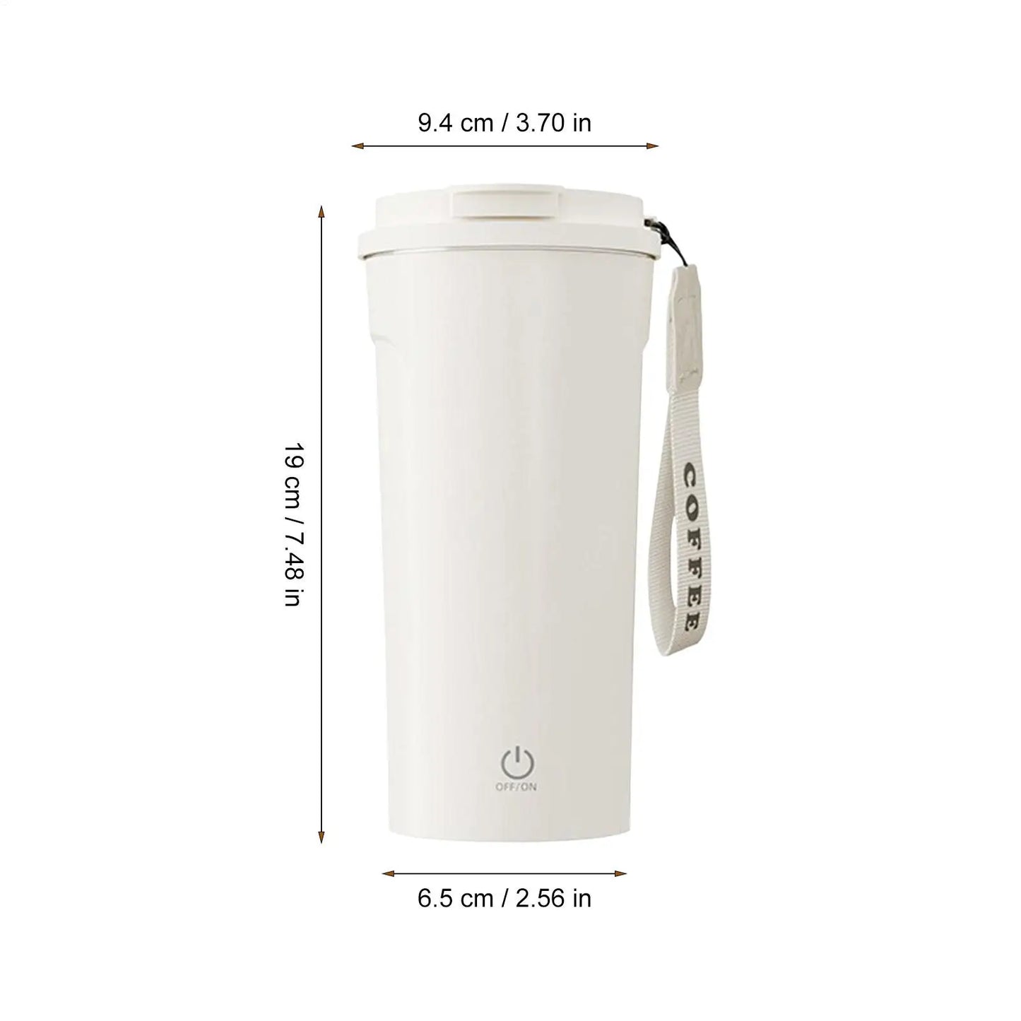 Self Stirring Coffee Mug Rechargeable Temperature Display Automatic Stirring Cup Coffee Mug For Milk Protein Powder Oatmeal Peaceful Pleasures Health and Wellness