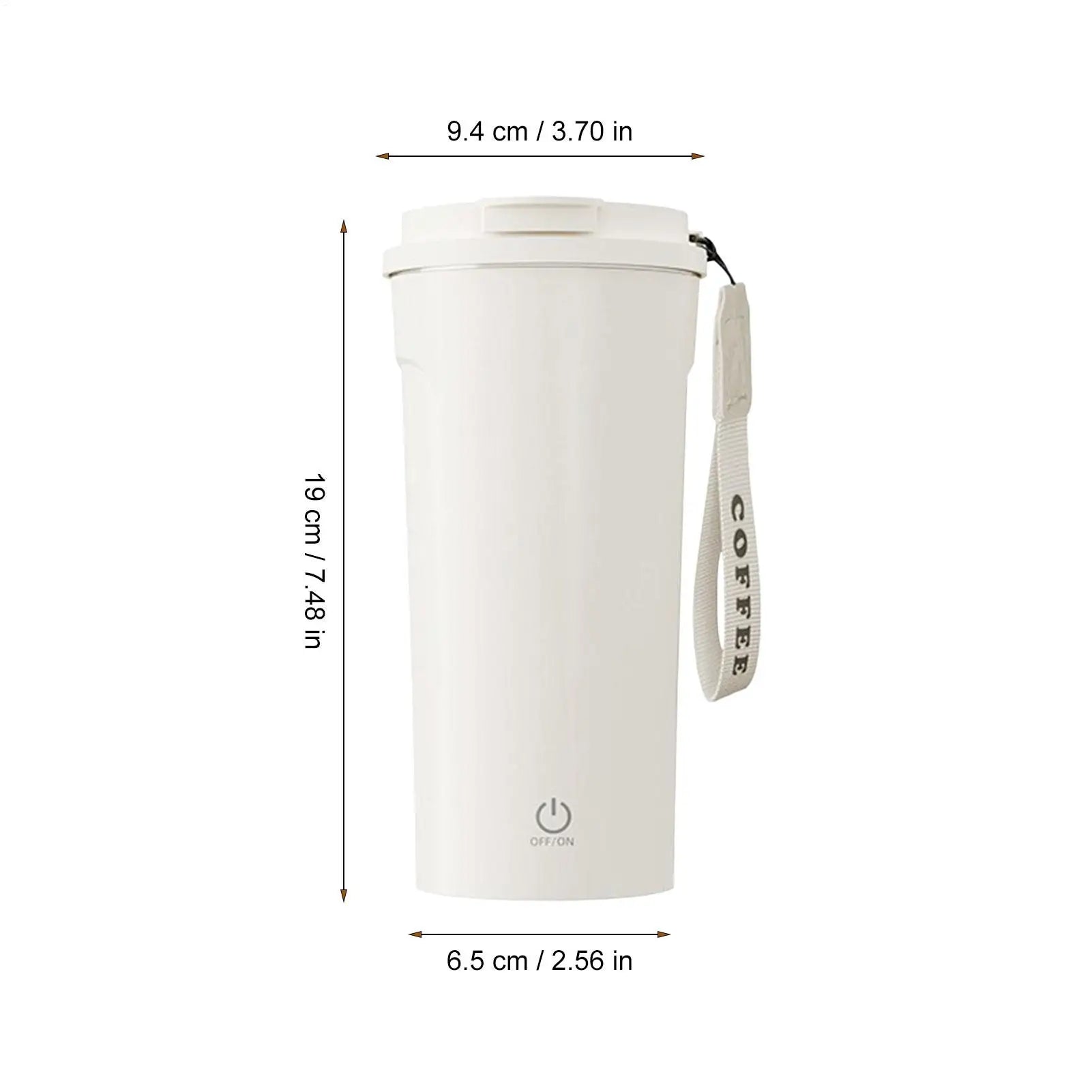 Self Stirring Coffee Mug Rechargeable Temperature Display Automatic Stirring Cup Coffee Mug For Milk Protein Powder Oatmeal Peaceful Pleasures Health and Wellness