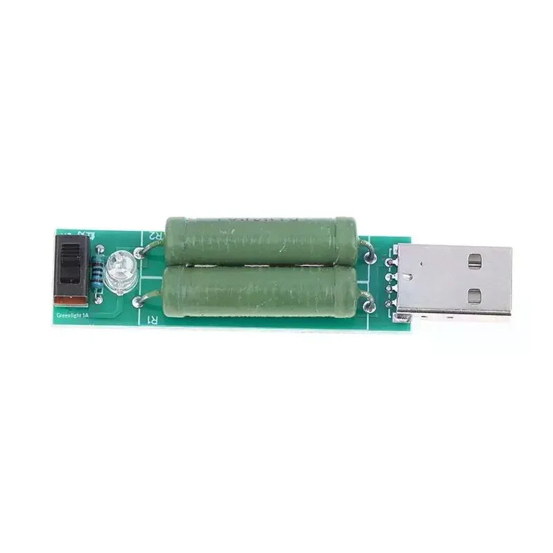 Mini USB Load Tester Power Bank Discharge Resistor 1A/2A