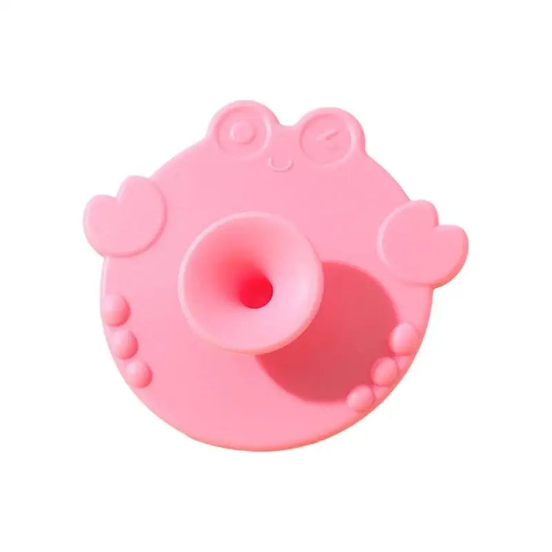 Baby Silicone Bath Brush – Cartoon, Gentle & Safe for Infants