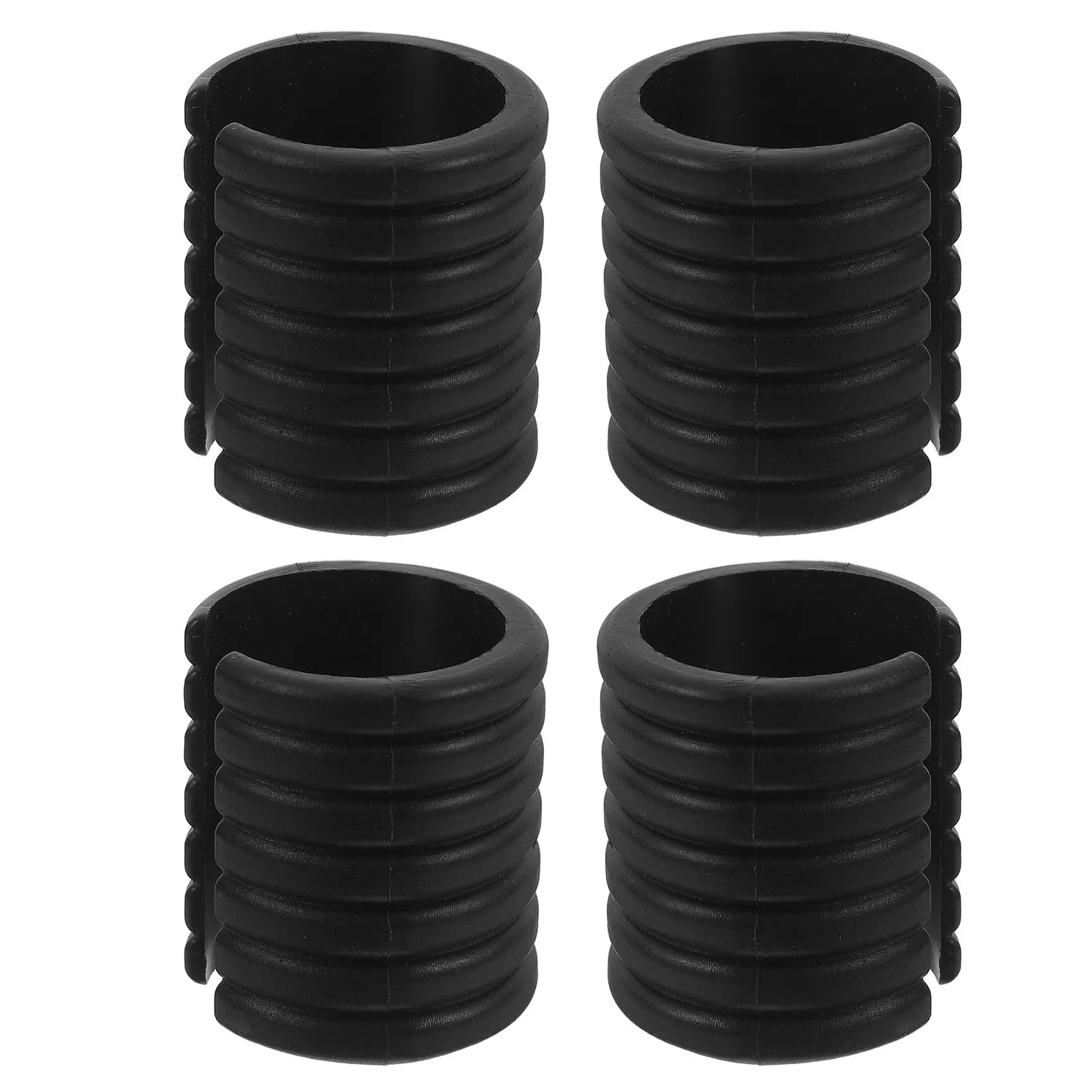 4Pcs Plastic U-Shape Nonslip Chair Leg Caps for Beach Chairs Camping Folding Tables Grass Mud Sand Stability Protection Peaceful Pleasures Health and Wellness Default Title