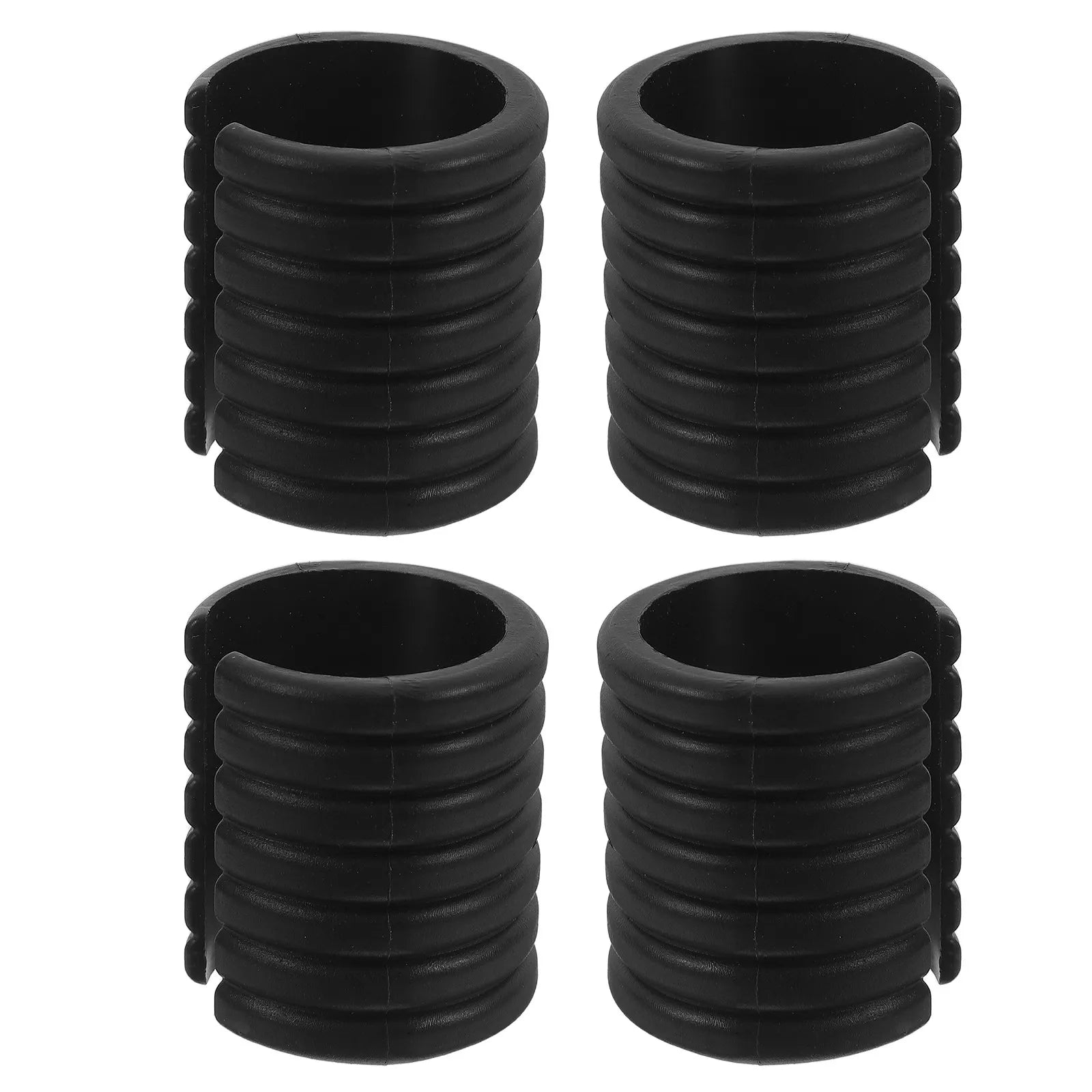4Pcs Plastic U-Shape Nonslip Chair Leg Caps for Beach Chairs Camping Folding Tables Grass Mud Sand Stability Protection Peaceful Pleasures Health and Wellness Default Title