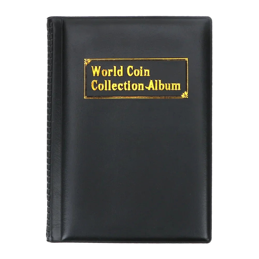 PVC Coin Collection Album – 120 Compartment Collector Book