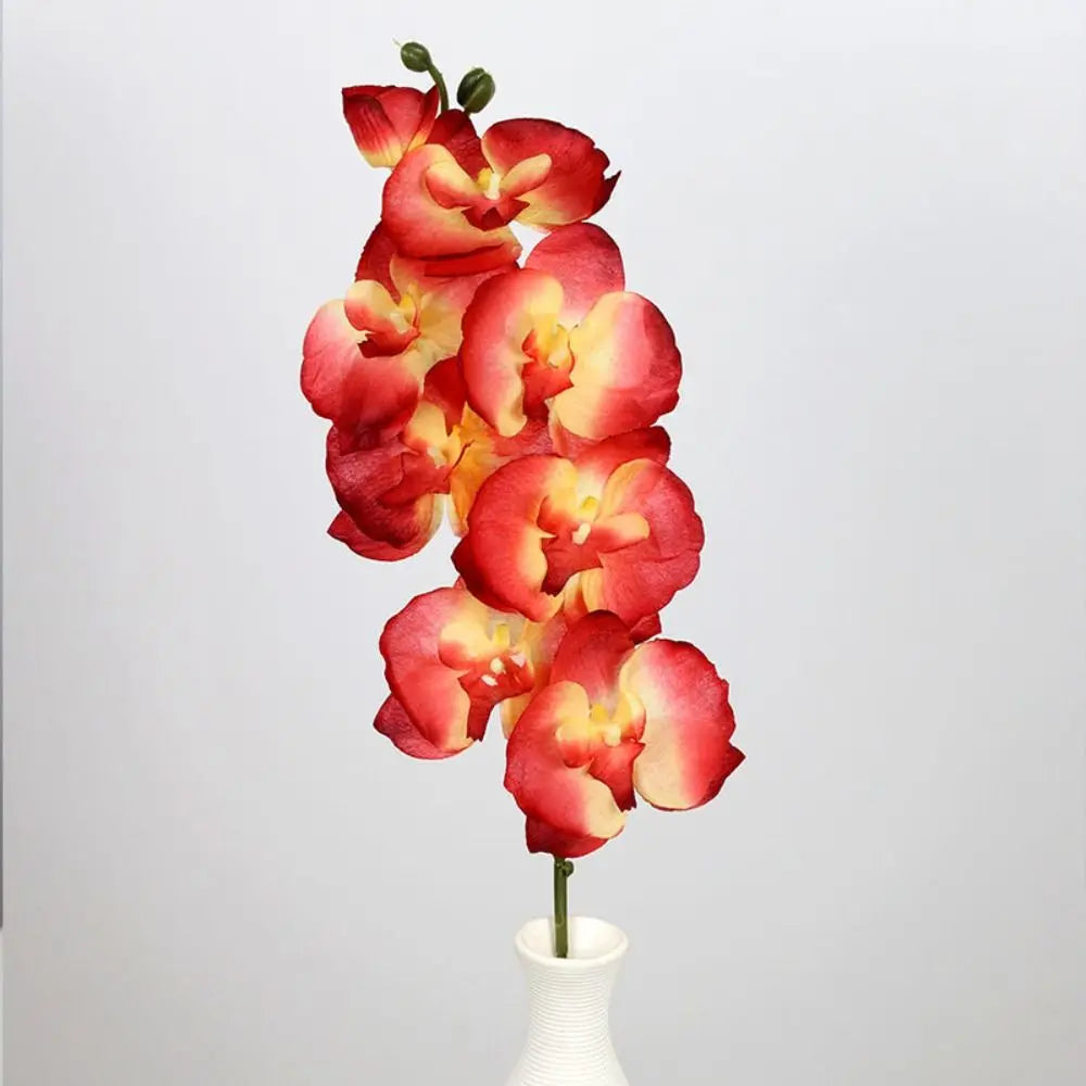 70cm Simulated Flower Single 8-head Silk Fabric Material Artificial Flower Iron Wire Inner Lining Multi Colored Floral Bouquet Peaceful Pleasures Health and Wellness F