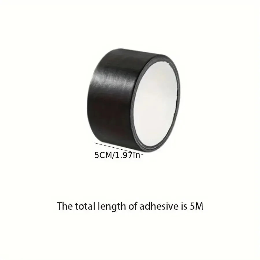 Black Leather Repair Tape – Adhesive Sofa & Seat Fix