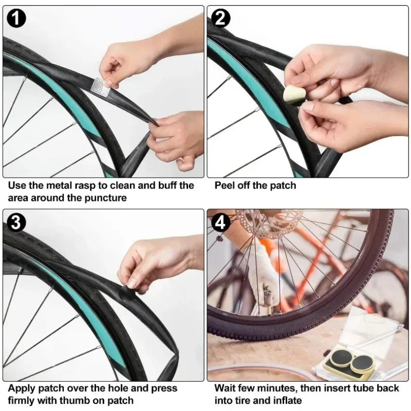 Universal Rubber Bicycle Tire Repair Tool Suitable Repairing Inner