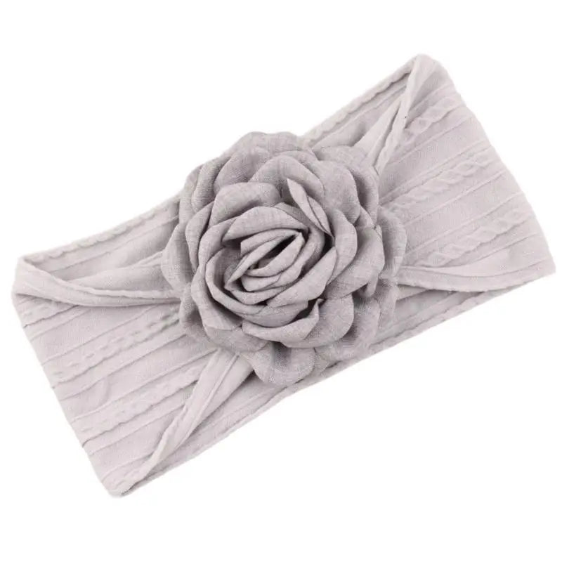 Baby Floral Headband | Soft Stretchy Infant Hairband 0–3 Yrs