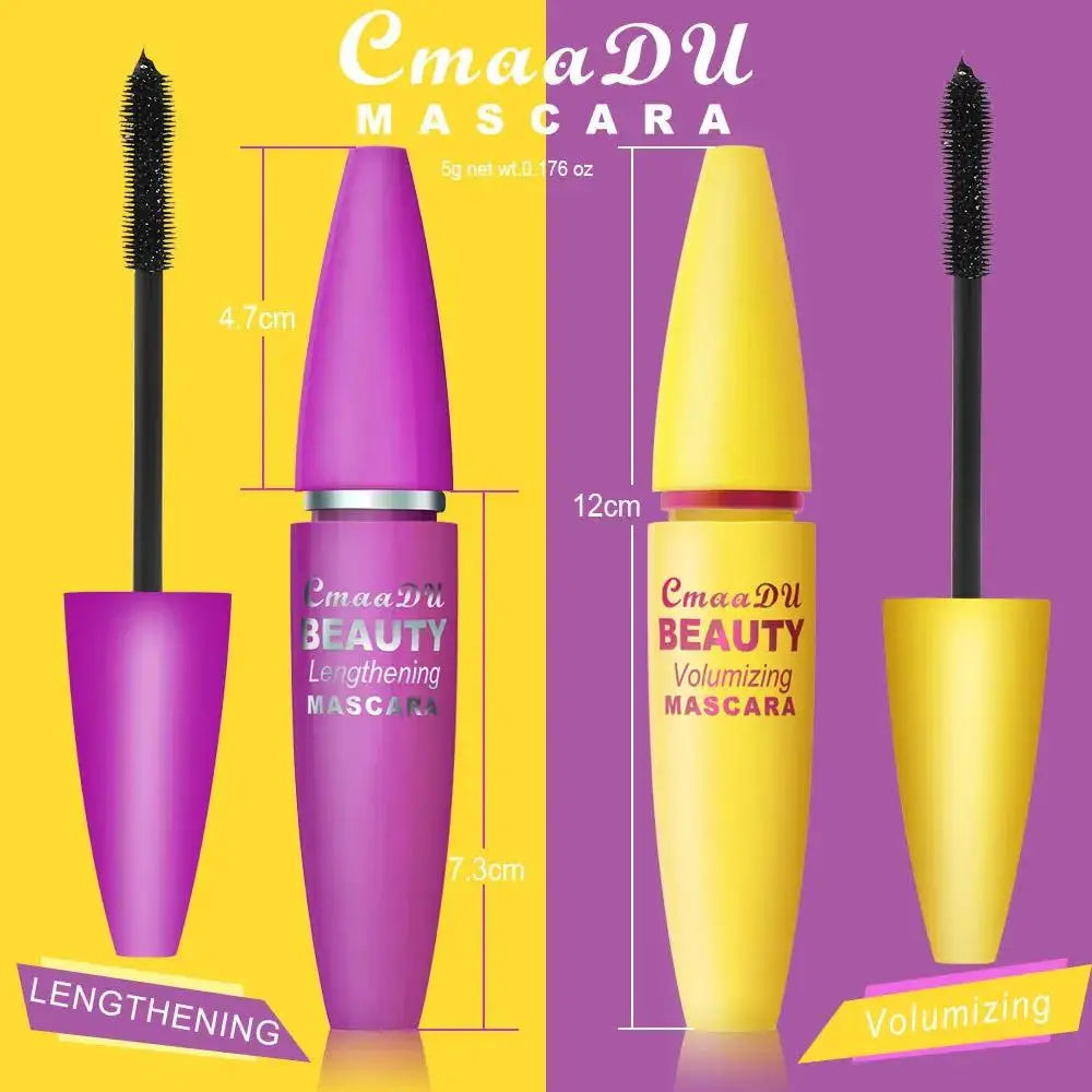 CmaaDu 4D Waterproof Volumizing Mascara – Lengthening & Curling