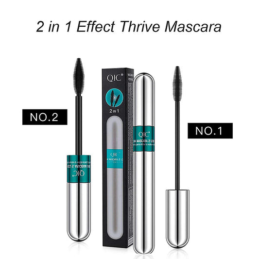 QIC Silk Fiber Mascara – Waterproof, Volumizing & Lengthening Silk Fiber Mascara Oasis Select