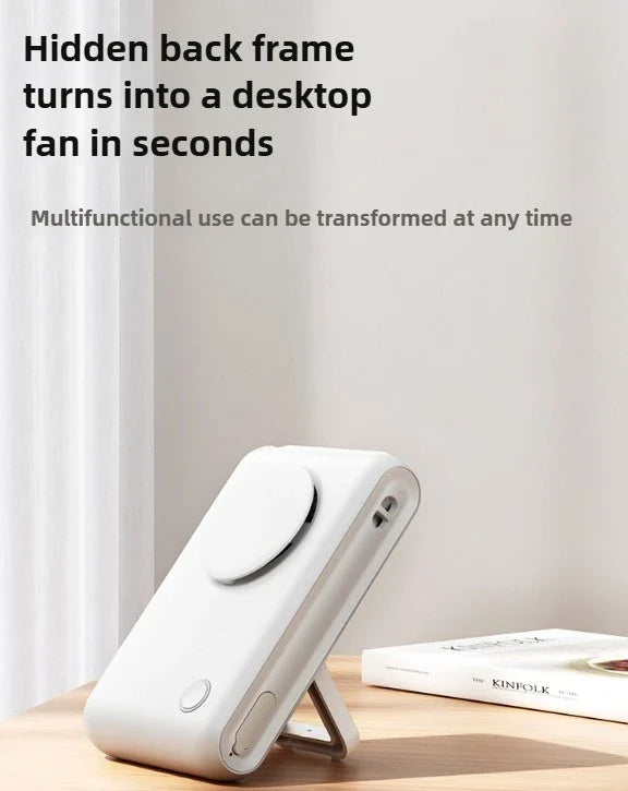 URGGU Portable Neck Fan USB Rechargeable 2000mAh Hands-Free