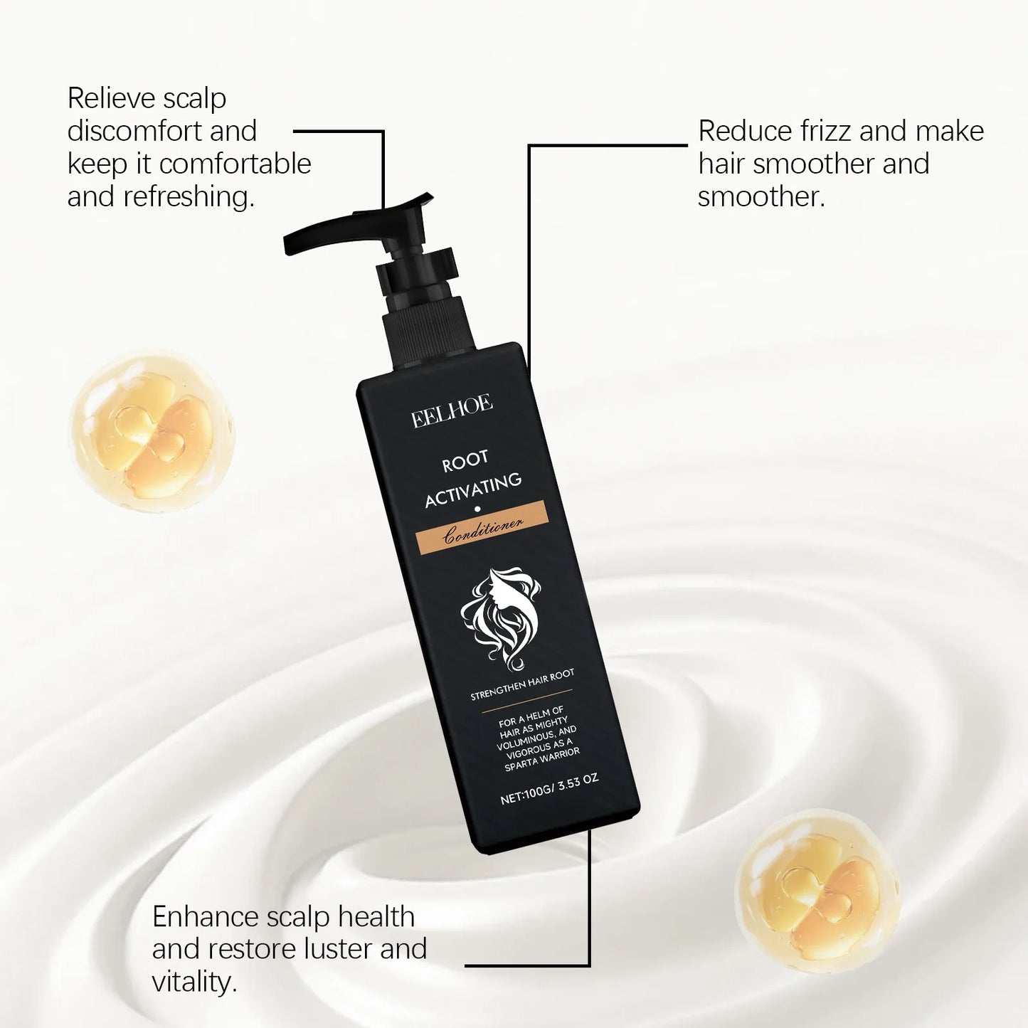 Eelhoe Nourishing Conditioner – Moisturizing Anti-Frizz Hair Care