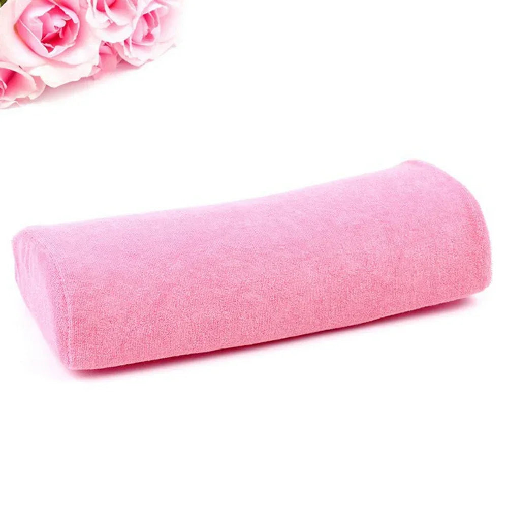 10 Colors Soft Hand Palm Rest Manicure Table Washable Hand Cushion Pillow Holder Arm Rests Nail Art Stand for Manicure Pillow Peaceful Pleasures Health and Wellness Pink