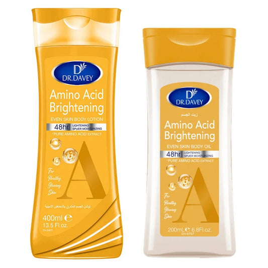 DR.DAVEY Amino Acid Body Oil & Lotion Set – Hydrating 2PCS Body Skincare Set Oasis Select