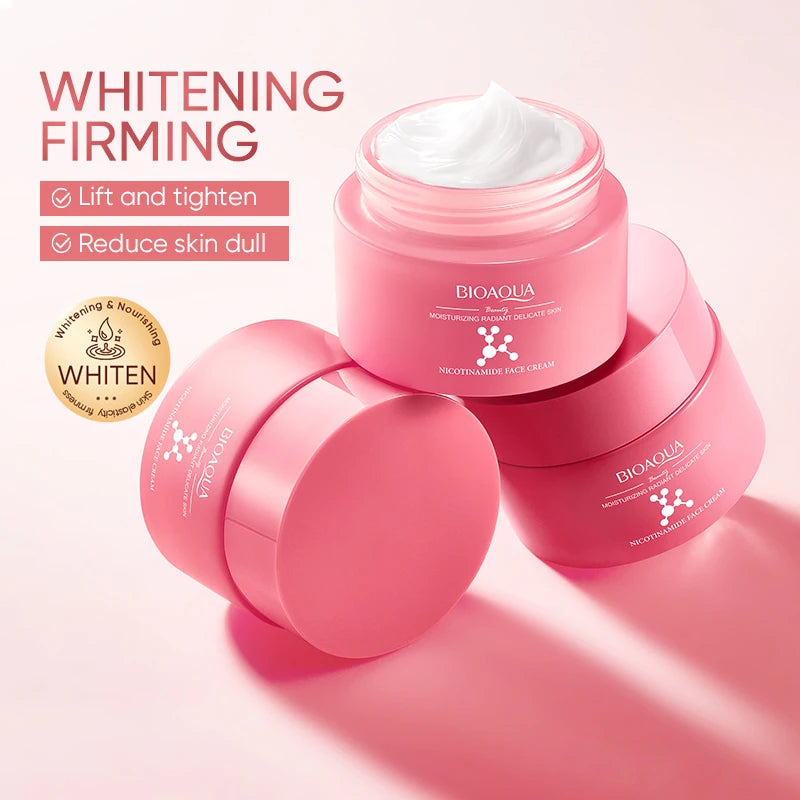 BIOAQUA Nicotinamide Face Cream – Snail Collagen Anti-Aging