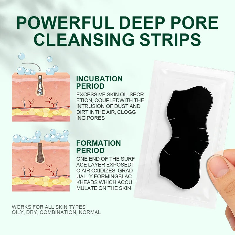 Blackhead Remover Strip, Nose Strips Blackhead Remover for Men and Women, Charcoal Pore Strips, Deep Cleansing and Oil Control Peaceful Pleasures Health and Wellness
