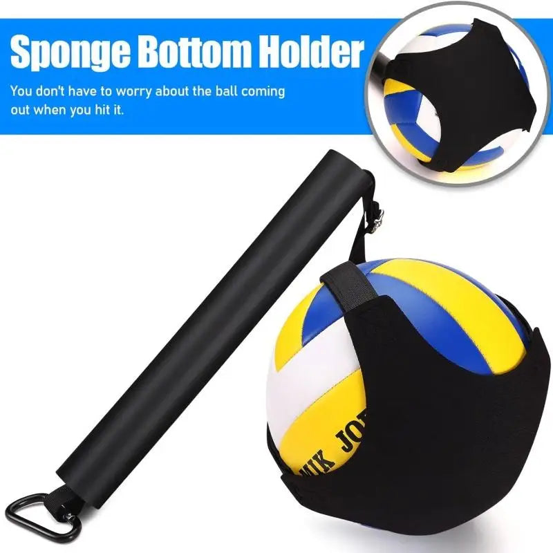 Black Volleyball Jumping Trainer Adjustable Hanging Height Assisting Device Spin Belt Throwing And Spiking Ball Training Belt Peaceful Pleasures Health and Wellness