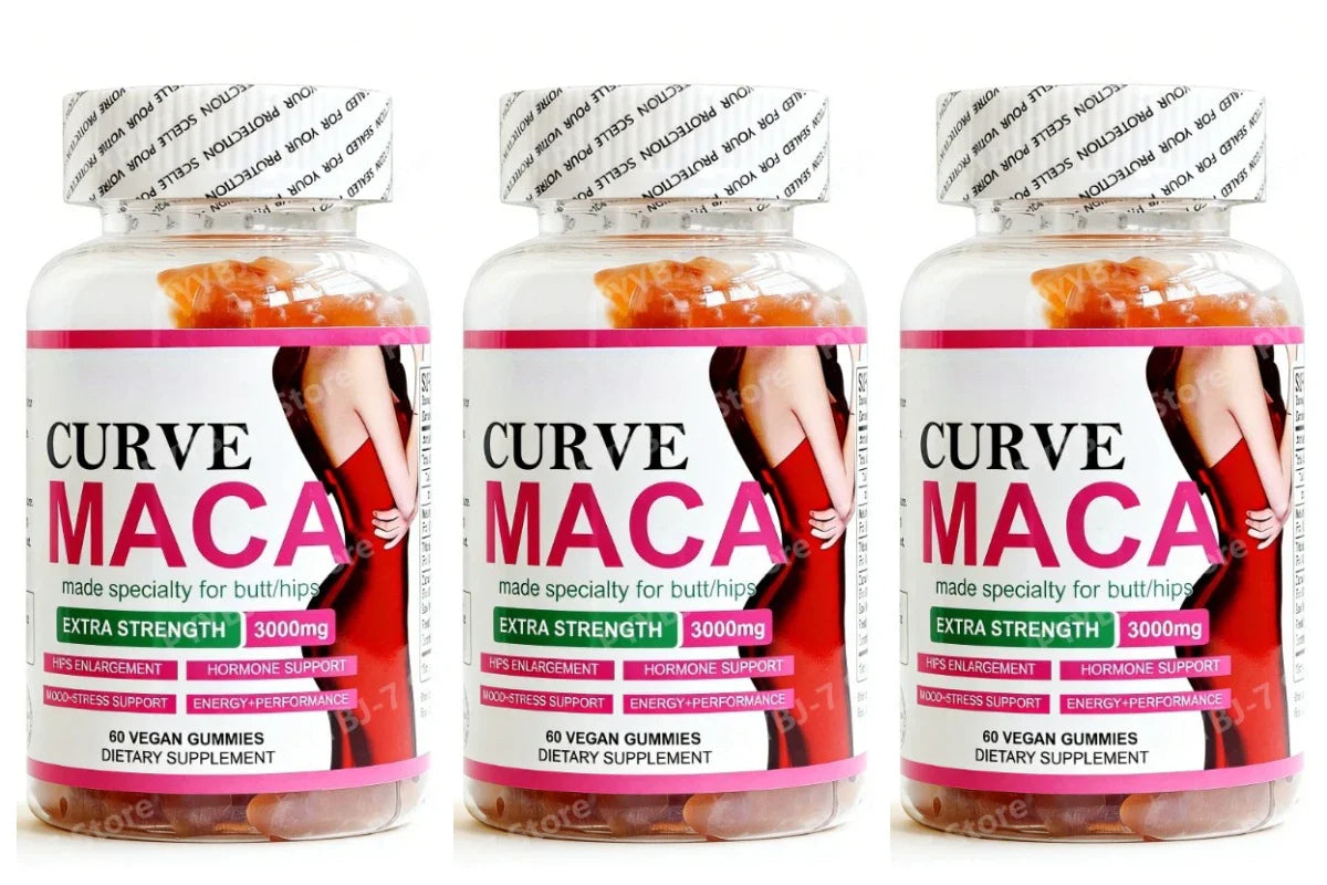 Vegan Maca Gummies – Plant Extract Energy Support, 60 Count