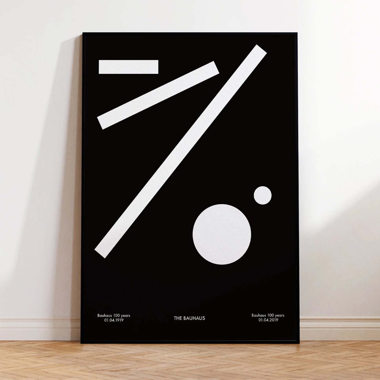 Bauhaus Geometric Wall Art Canvas Print | Aluminum Frame