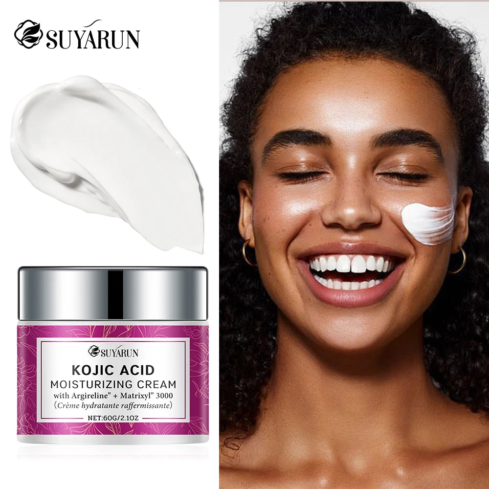 SUYARUN Advanced Vitamin C Kojic Acid Collagen Face Cream - Brightening Anti-Aging Moisturizer for Glowing Skin Peaceful Pleasures Health and Wellness