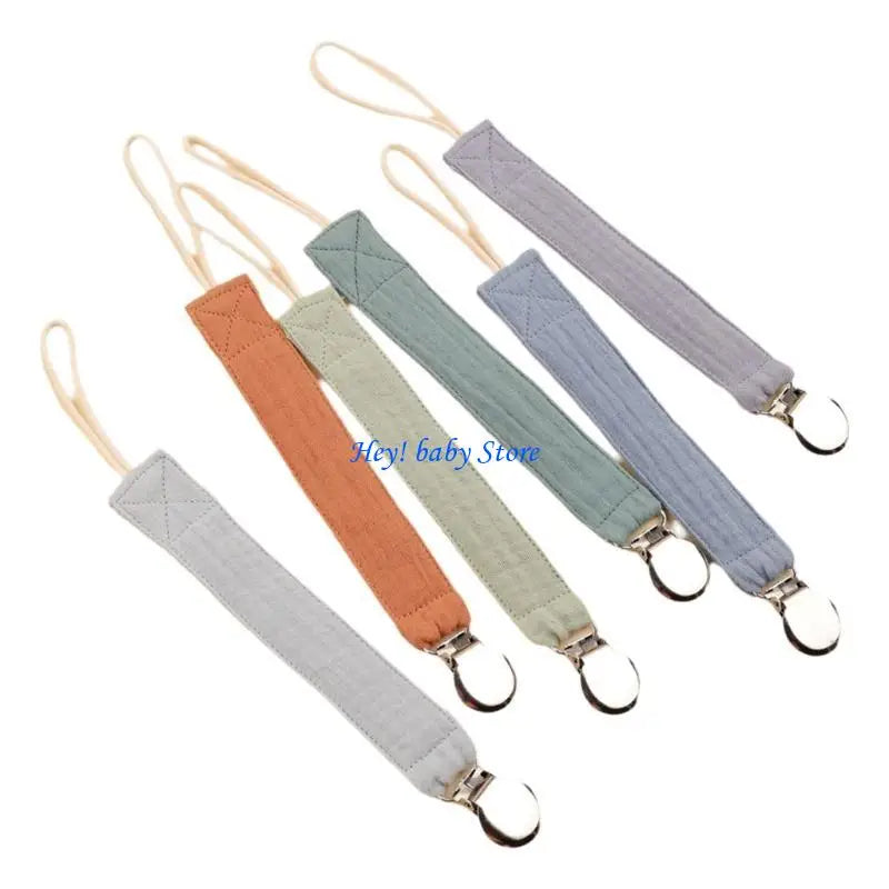 6-Pack Baby Pacifier Clips & Soother Chain Straps | Newborns