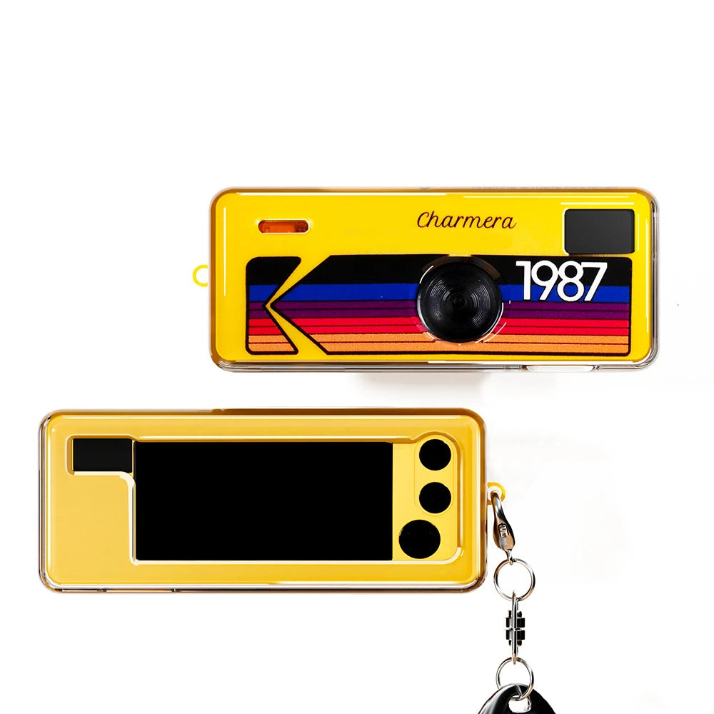 For Kodak 1987 Camera Case Transparent Hard PC Cover Non-Yellowing Anti-Dust Shockproof Precision Molded Ultra Slim Peaceful Pleasures Health and Wellness