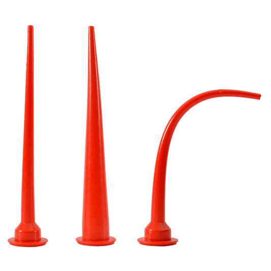 Caulking Gun Nozzles Plastic Glue Nozzles Lengthen Caulking Gun Tip Sealing Caulking Tip Replacement Universal Construction Tool Peaceful Pleasures Health and Wellness Curved