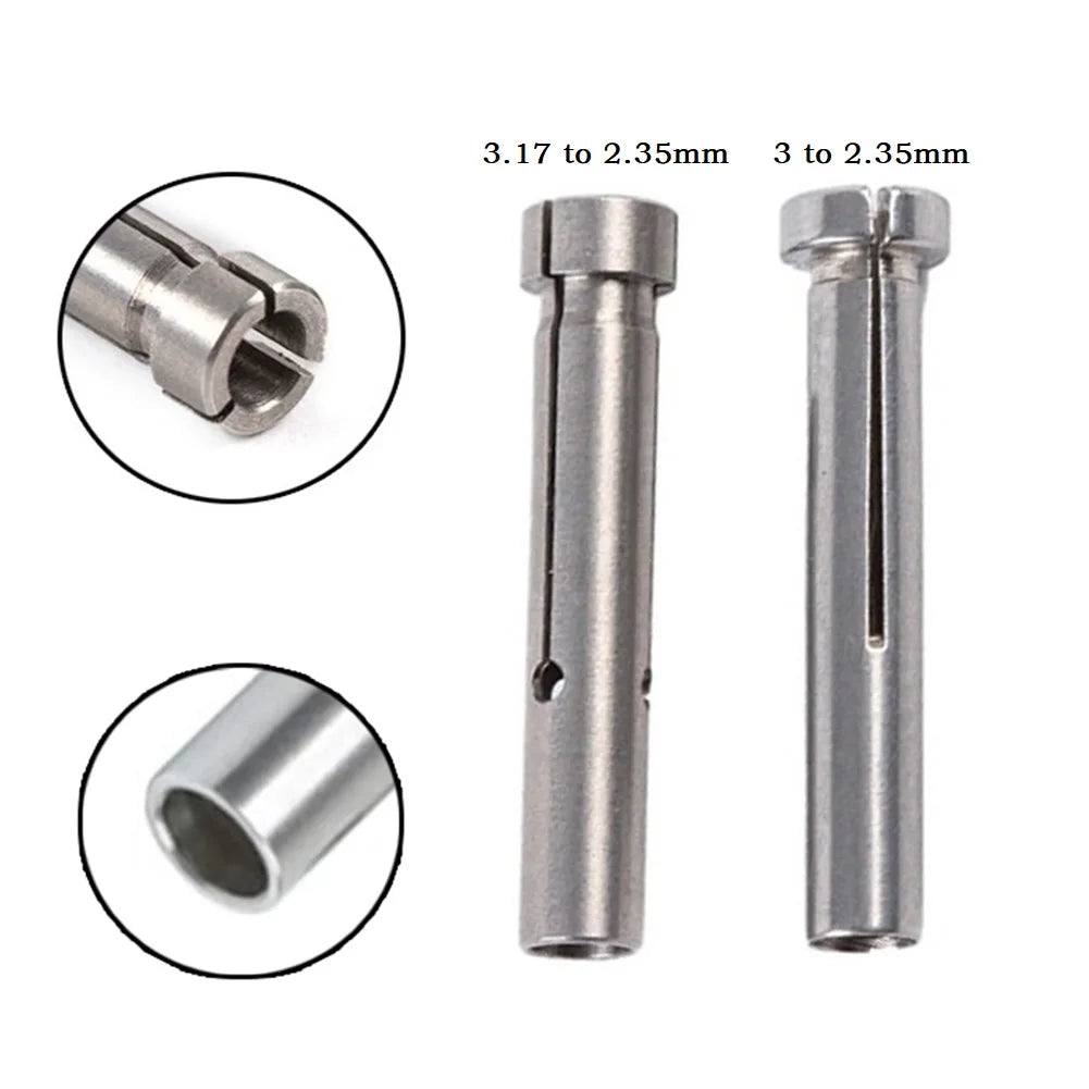 Engraving Chuck Collet Adapter 3mm/3.175mm to 2.35mm Shank