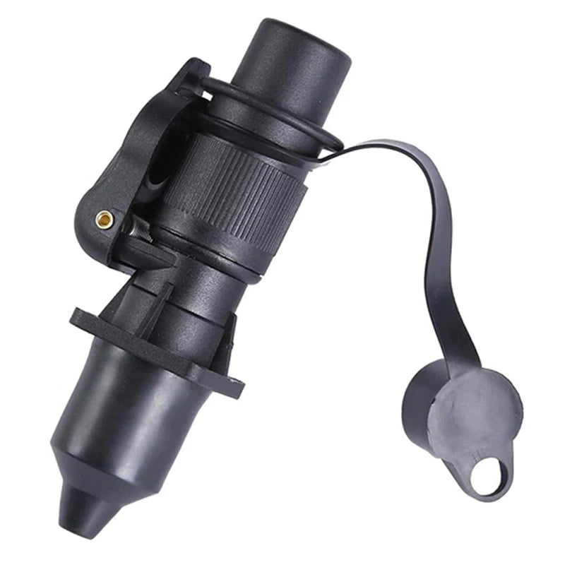 3-Pin Round Trailer Connector Plug & Socket 12V – RV Caravan Truck