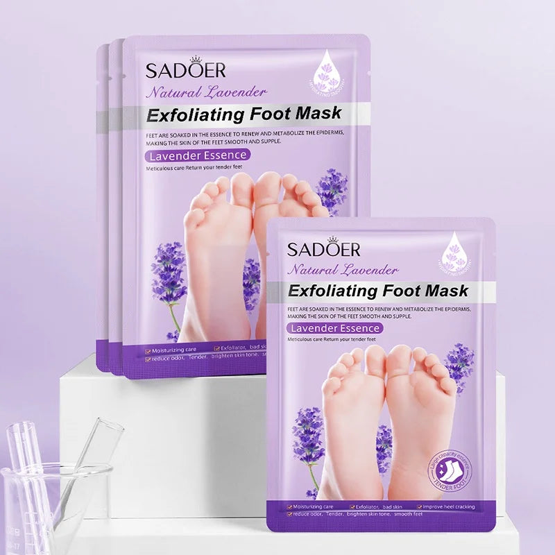1 Pair Exfoliating Feet Mask Exfoliating Foot Peel Mask Socks Pedicure Peeling Dead Skin Remover Feet Mask Peel Moisturizing Peaceful Pleasures Health and Wellness