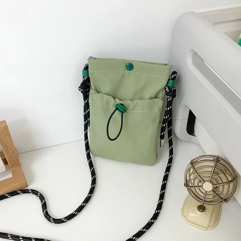 Mini Nylon Crossbody Bag – Phone Wallet Shoulder Purse